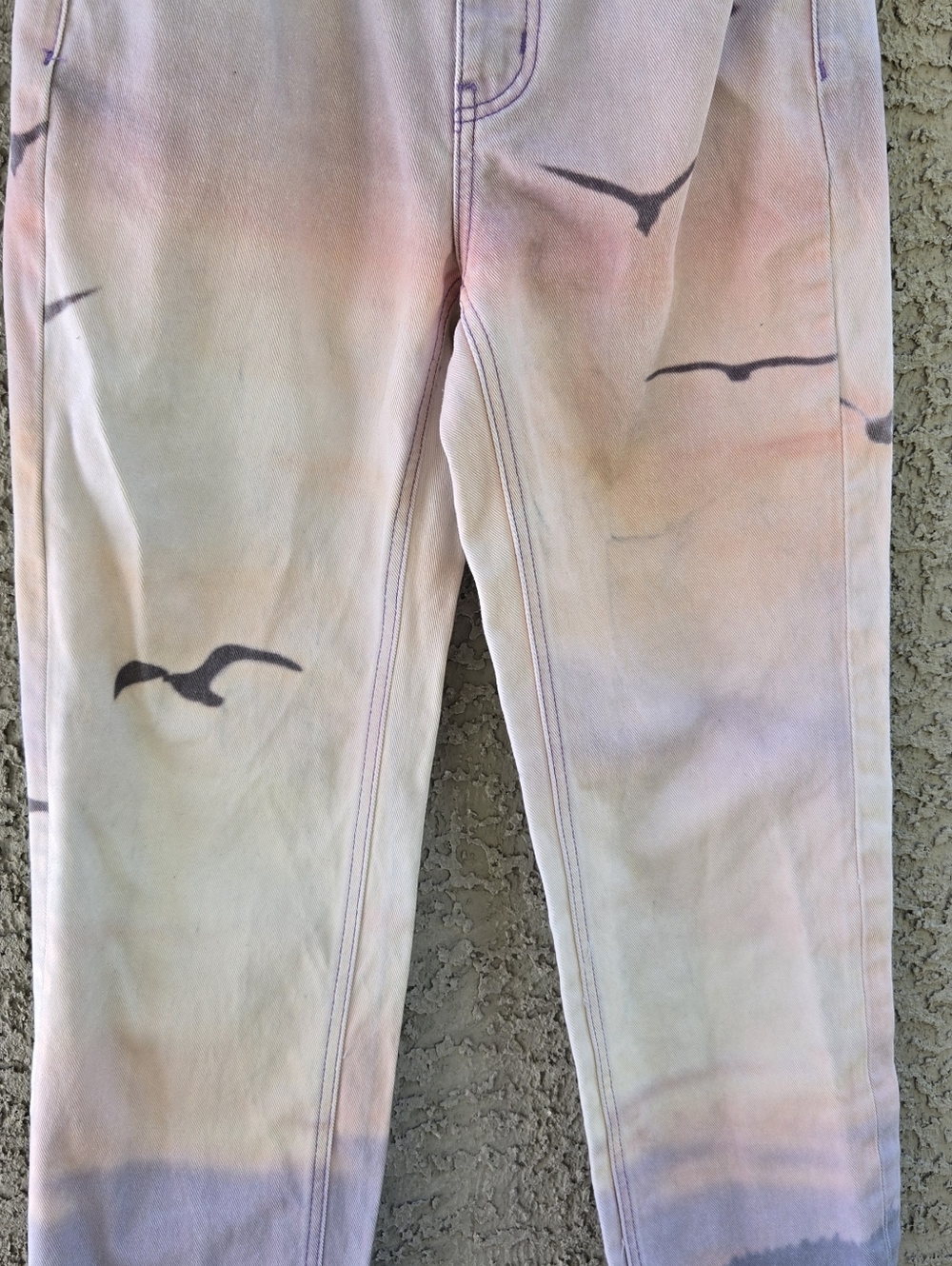 BDG Cowboy Jean Sunset Pastel Ombre Straight-Leg Jeans - Picture 5 of 11